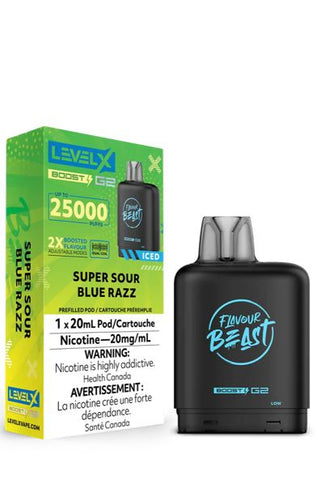 SUPER SOUR </P>Blue Razz Iced ONTAX