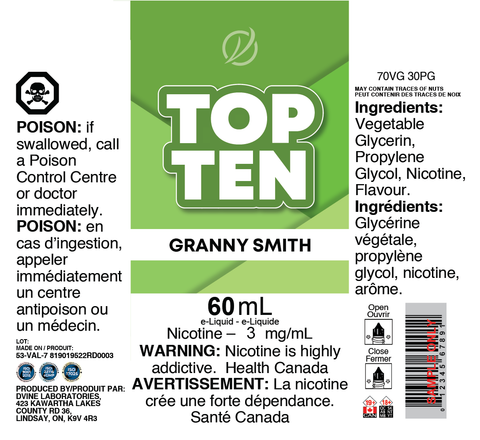 REG: GRANNY SMITH </P> 60ml ONTAX