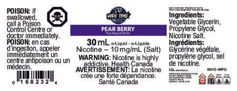 PEAR BERRY </P>Salts